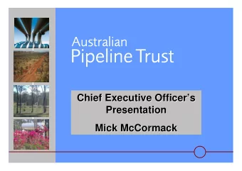 Chief Executive Officers  Chief Executive Officers  Presentation  Presentation  Mick