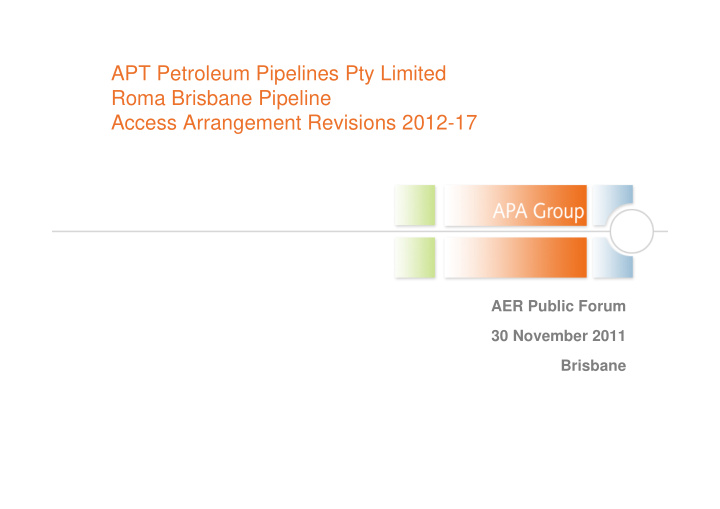apt petroleum pipelines pty limited roma brisbane