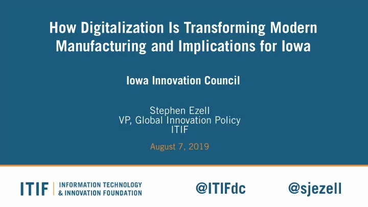 how digitalization is transforming modern manufacturing