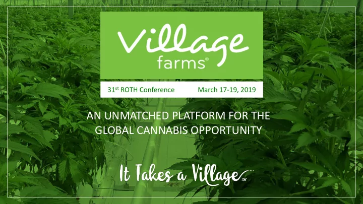 an unmatched platform for the