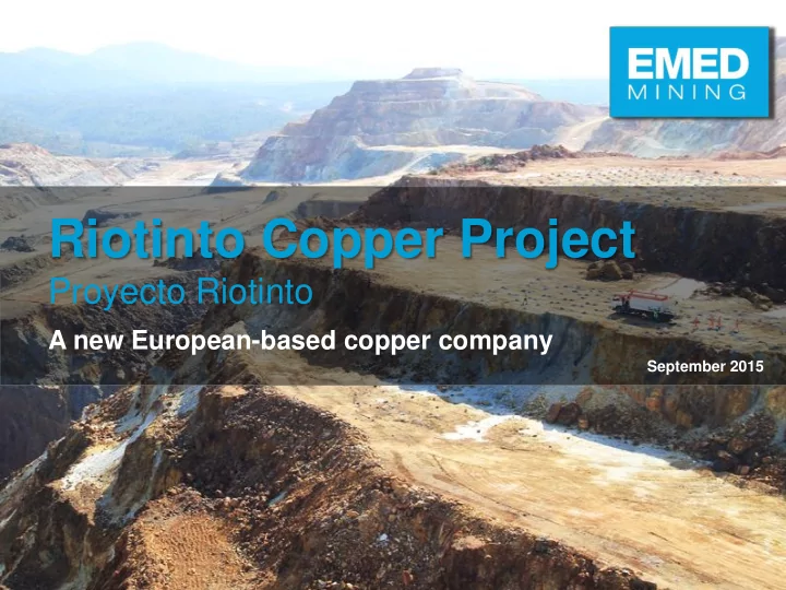 riotinto copper project