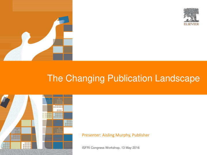the changing publication landscape