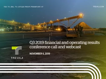 Management  VICE PRESIDENT, MINERAL RESOURCE MANAGEMENT  Closing remarks  President and CEO