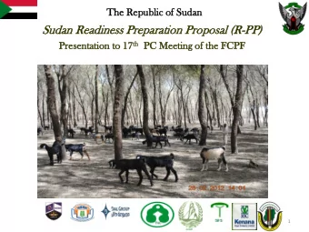 1  Sudan  dan  RED  EDD+Team  +Team  Som  ome  e 34  34  Sudanese  danese  ex  experts  erts,  60%