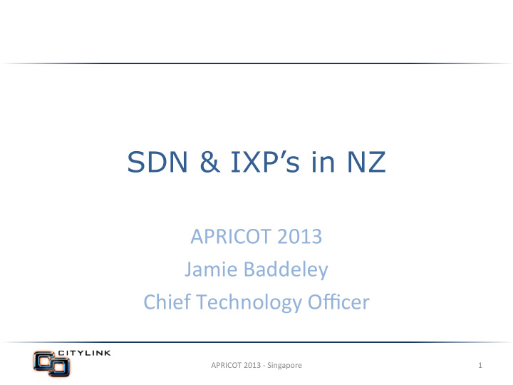 sdn ixp s in nz