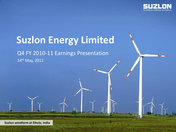 suzlon energy limited