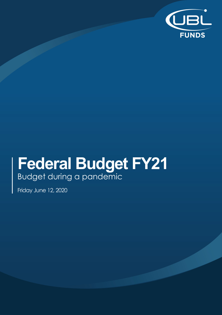 federal budget fy21