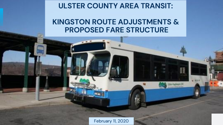 kingston route adjustments