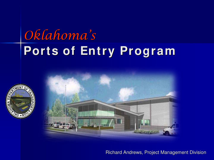 oklahoma s s oklahoma ports of entry program ports of