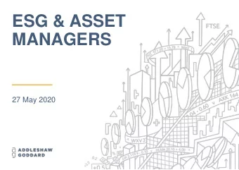 MANAGERS  27 May 2020  QUESTIONS?  Please email:  natalia.hannan@addleshawgoddard.com  And well