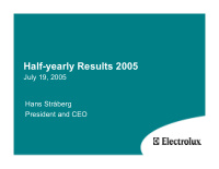 half yearly results 2005