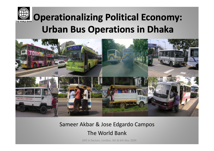 operationalizing operationalizing political economy
