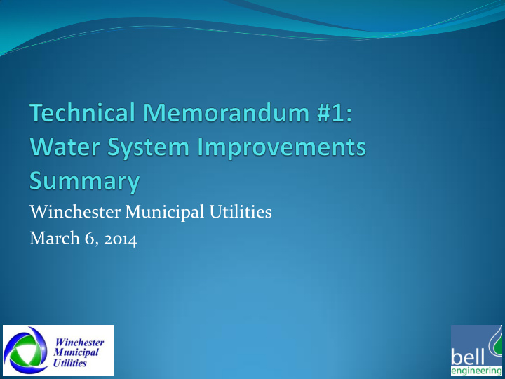 winchester municipal utilities march 6 2014