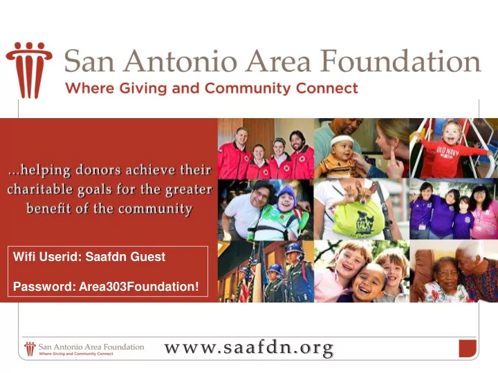 saafdn org agenda