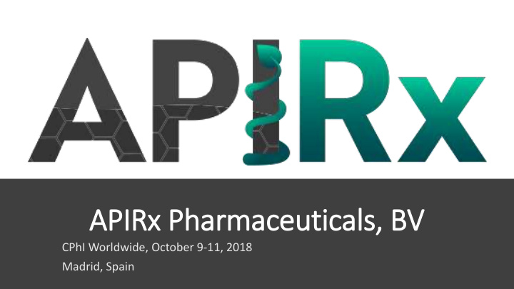 apirx pharmaceuticals bv