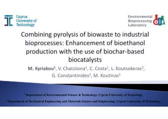 M. Kyriakou 1 , V. Chatziiona 1 , C. Costa 1 , L. Koutsokeras 2 , G. Constantinides 2 , M. Koutinas