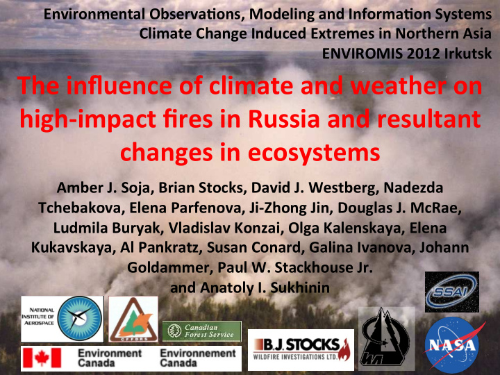 the influence of climate and weather on high impact fires