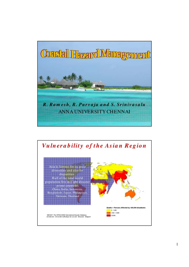 vulnera bility of the asia n region