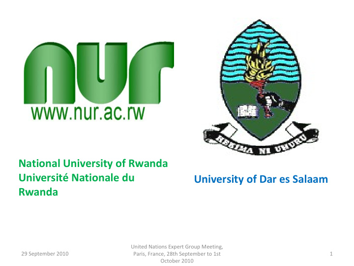 national university of rwanda universit nationale du