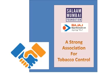Tobacco Leading Cause of Death Worldwide Tobacco Kills  42 Lakh Patients in Indian  2.5 Lakh