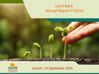 land bank annual l repor ort fy201 016
