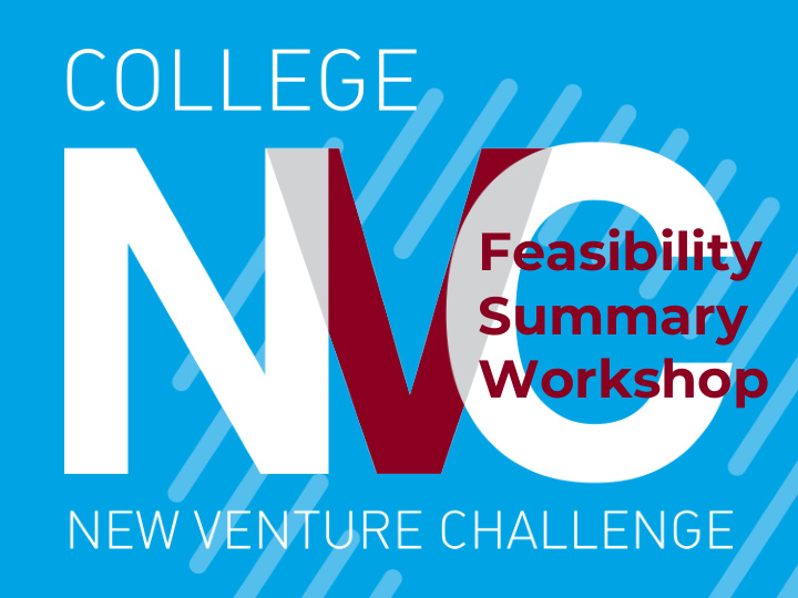 feasibility summary workshop agenda