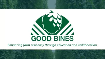 Introduction  Increasing focus on best practices, food safety,  sustainability  Customer