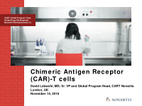 chimeric antigen receptor car t cells