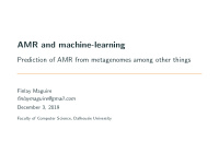 amr and machine learning