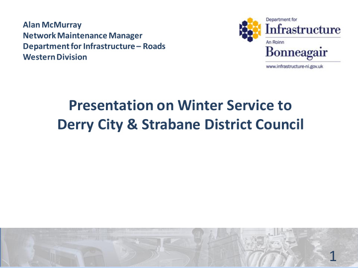 presentation on winter service to derry city strabane