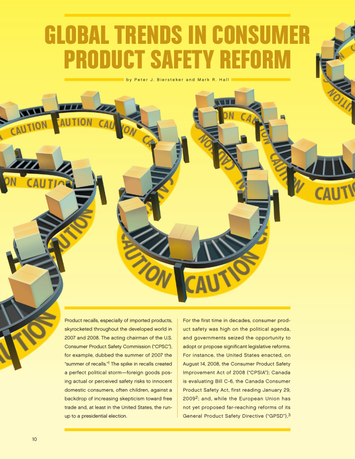 product safety reform global trends in consumer
