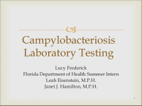 campylobacteriosis laboratory testing