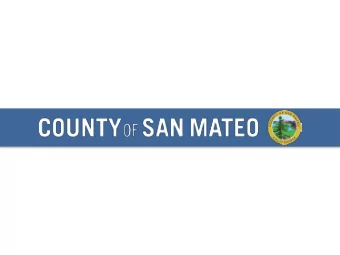 JOBS &amp; HOUSING GAP TASKFORCE:  HOMELESS IN SAN MATEO COUNTY  Iliana Rodriguez  Agency Director