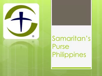 Samaritans  Purse  Philippines  BSFP ACHIEVEMENT  Number of Children Screened 6-59 months in