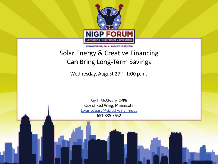solar energy creative financing can bring long term