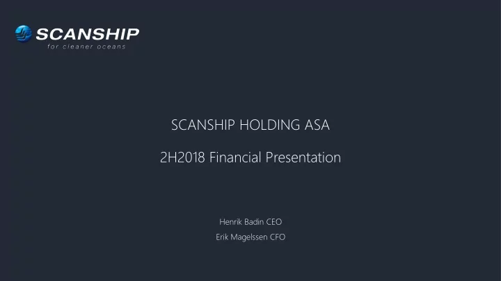 scanship holding asa