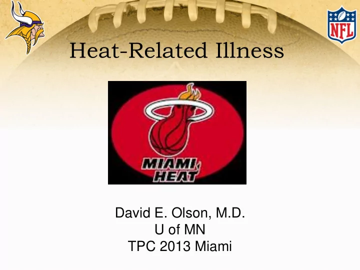 heat related illness
