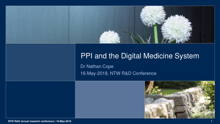 ppi and the digital medicine system