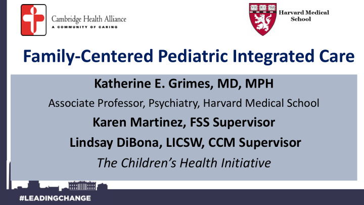 family centered pediatric integrated care