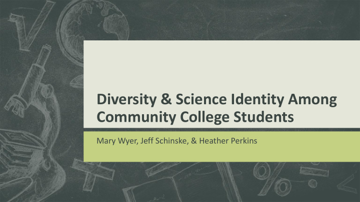 diversity science identity among