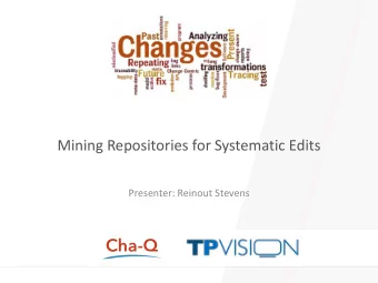 Cha-Q  2  adding feature  resolving issue  adding feature  resolving issue  3  Systematic Edits  4