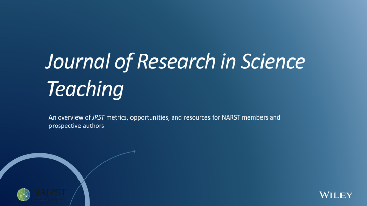 journal of research in science teaching