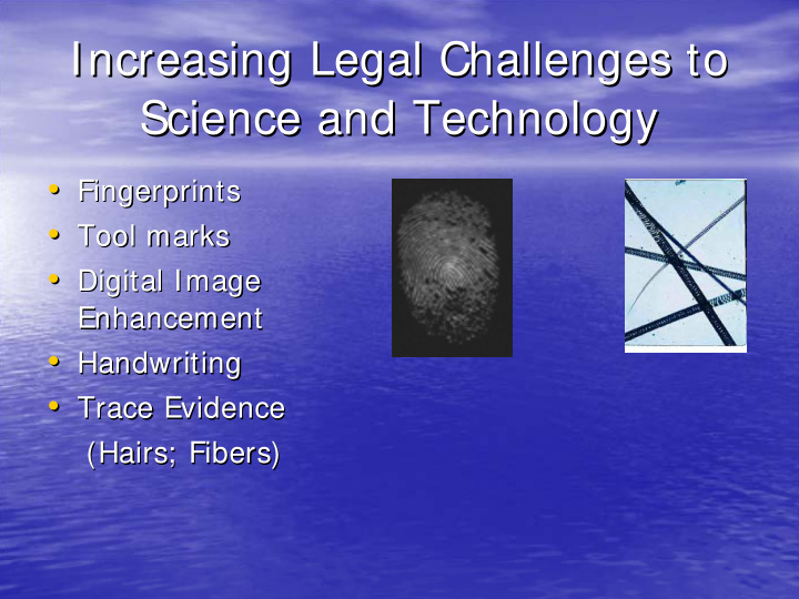 increasing legal challenges to increasing legal