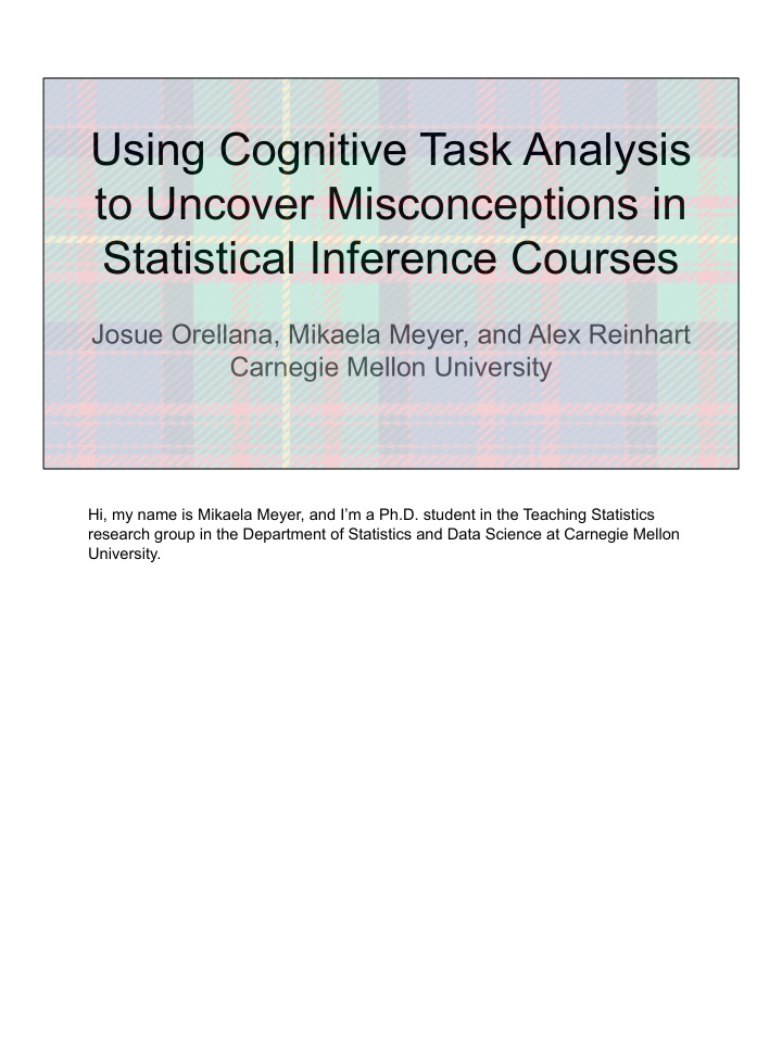 using cognitive task analysis to uncover misconceptions