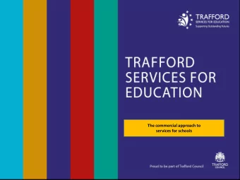 Trafford Services for Education  Content  Professional Background  Trafford Services for Education