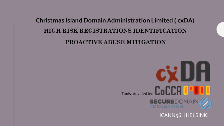 christmas island domain administration limited cxda