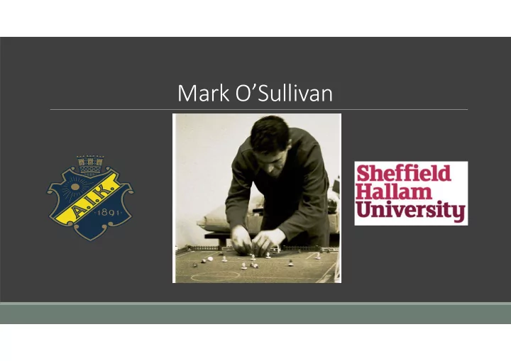 mark o sullivan critical thinking