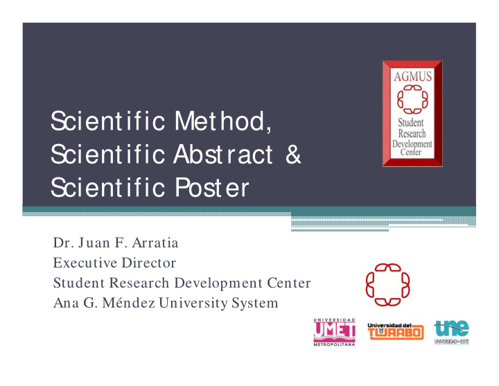 s cientific method s cientific abstract s cientific poster
