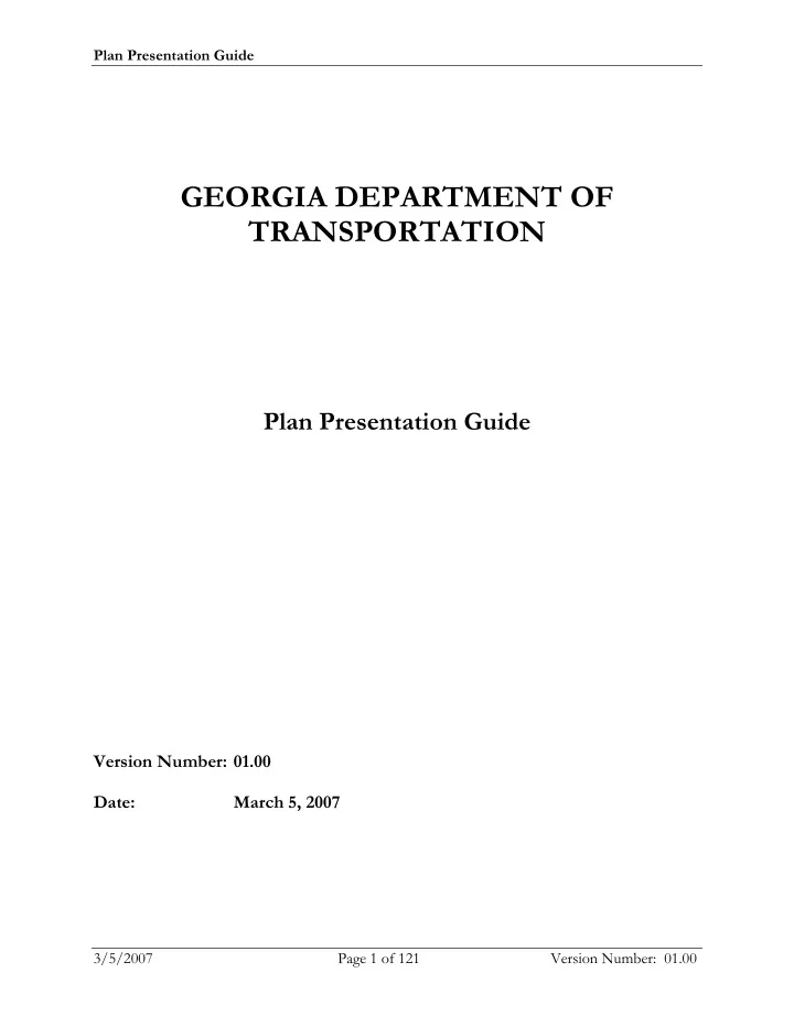 georgia department of transportation