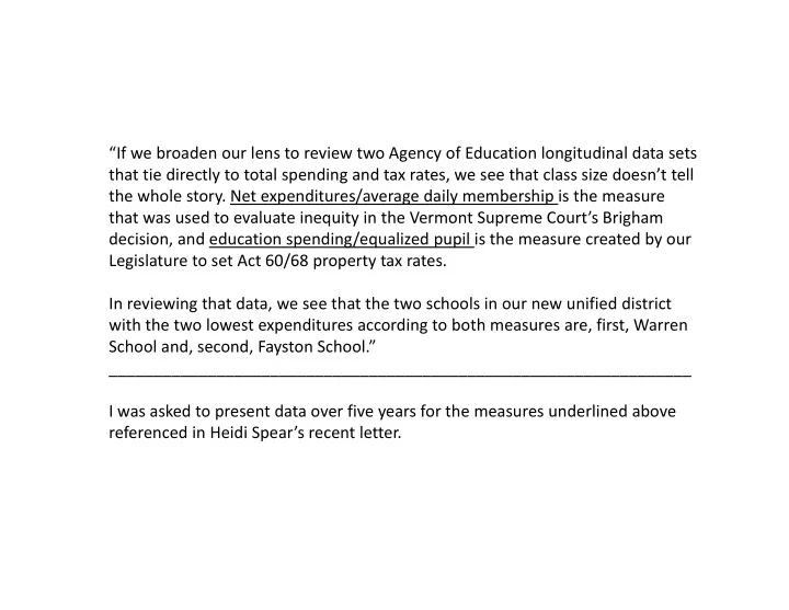 if we broaden our lens to review two agency of education